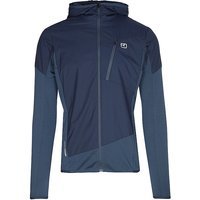 ORTOVOX Veste hybride pour hommes Trace Hoodie bleu marine | XL