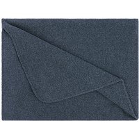 STEINER 1888 Couverture en laine - Plaid Sophia 145x190cm Atlantique bleu marine