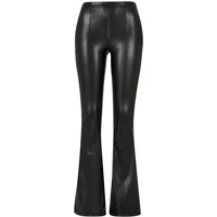 Pantalon évasé en cuir synthétique femme Urban Classics