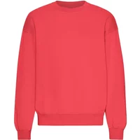Sweatshirt col rond oversize Colorful Standard Organic Red Tangerine