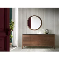 Miroir avec cadre de noyer Angel Cerdà