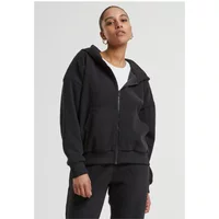 Sweatshirt à capuche oversize fermeture éclair femme Urban Classics