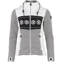 Blouson à capuche zippé bi-matière femme Peak Mountain