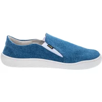 Baskets mi-large à enfiler denim Fare