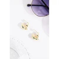Boucles d'oreilles en forme abstraite femme 24 Colours