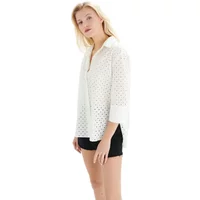 Chemise en broderie anglaise femme 24 Colours