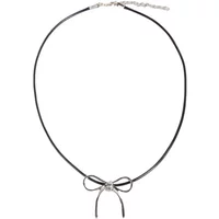 Collier pendentif nœud métallique femme 24 Colours