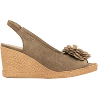 Sandales compensées cuir suede femme Ryłko Gwen