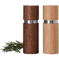 ADHOC Set de moulins à poivre et à sel TEXTURA 2 pièces 15 cm marron