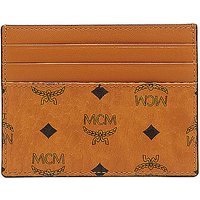 MCM Porte-cartes avec pince à billets Visetos marron