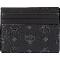 MCM Étui à badge - Porte-cartes Visetos Original New Card Case noir