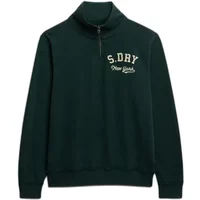 Sweatshirt à col rond zippé Superdry Vintage Athletic