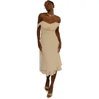 Robe en mousseline femme Goddiva Midi