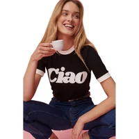 T-shirt femme She is Sunday Ciao