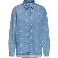 Chemise manches longues en jean femme Only Vera Daisy