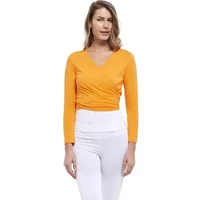 Cache-cœur manches longues femme Yogaessential Chakra