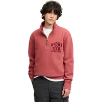 Sweatshirt demi-zip ton sur ton Superdry