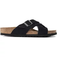 Sandales cuir suède Birkenstock Lugano