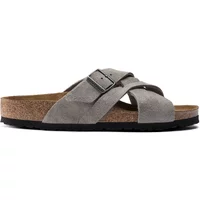 Sandales cuir Birkenstock Lugano Suede