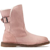 Bottines cuir suède femme Birkenstock Uppsala Shearling