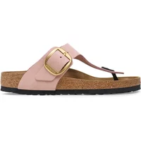 Sandales femme Birkenstock Gizeh Big Buckle Nubuck Leather