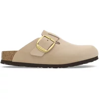 Sabots cuir femme Birkenstock Boston Leather