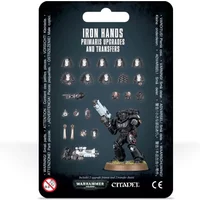 Figurine de 46 pièces Games Workshop Warhammer 40k - Iron Hands Primaris Upgrades & Transfers