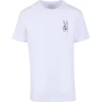 T-shirt Mister Tee Peace Sign EMB