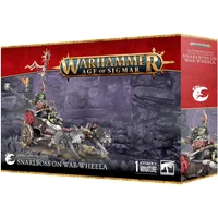 Figurine Games Workshop Warhammer AoS - Gloomspite Gitz Grogneboss sur Rouleguerre