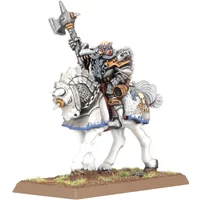 Figurine Games Workshop Warhammer ToW - Empire de L'Homme : Grand Maitre des Chevaliers du Loup Blanc