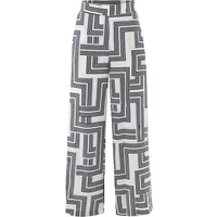 Pantalon large à motif géométrique femme Mexx