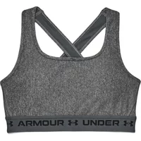 Brassière femme Under Armour à dos croisé et maintien modéré Heather