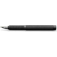 FABER-CASTELL Essentio Aluminium Stylo plume largeur de plume B, Noir noir
