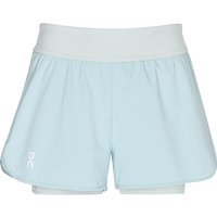 ON Short de tennis 2 en 1 Court 3 pour femme bleu clair | M