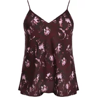 Débardeur imprimé floral en satin femme Mat Fashion