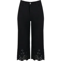 Jeans brodé femme Mat Fashion Wide Leg