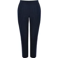 Pantalon cigarette à fines rayures femme Mat Fashion