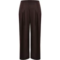 Pantalon large taille haute en satin femme Mat Fashion