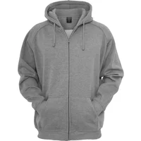 Sweatshirt à capuche grandes tailles Urban Classic zip coton