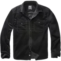 Chemise classique manches longues en velours Brandit