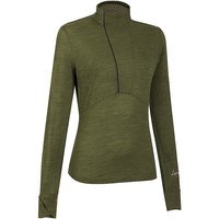 LAMUNT Zipshirt fonctionnel Alexandra pour femme vert foncé | 38