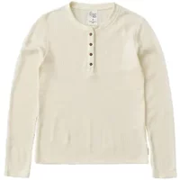 T-shirt manches longues femme Nudie Jeans Mira Henley Waffle