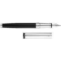 WALDMANN Stylo plume avec plume en acier inoxydable  Plume noble argent
