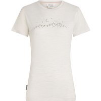 ICEBREAKER T-shirt fonctionnel 150 Tech Lite Sparkling Stars pour femme gris clair | XS