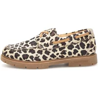 Chaussures bateau femme Woden Johanne Animal