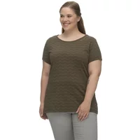 T-shirt femme Ragwear Mintt Zig Zag Plus