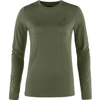 FJÄLLRÄVEN T-shirt fonctionnel Abisko Wool pour femme olive | L