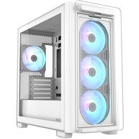 Boitier PC ASUS A23 PLUS mini tour blanc ARGB avec panneau latéral verre trempé