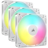 Pack de 3 ventilateurs PC Corsair RS120 ARGB 120 mm blanc