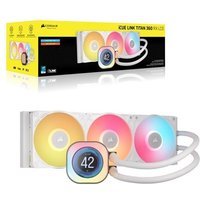 Kit Watercooling CPU Corsair ICUE LINK TITAN 360 RX LCD RGB blanc